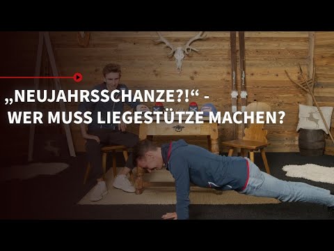 „Neujahrsschanze?!“ 😂 Wer muss Liegestütze machen? Tournee-Quiz mit Stefan Kraft & Daniel Tschofenig