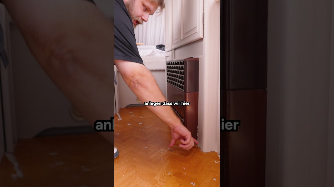 Vinylboden an runden Kanten verlegen