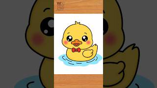 How to Draw a Duck | Easy Step-by-Step Drawing Tutorial for Beginners