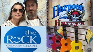 Trying a New Church, The Rock Calvary Chapel, Fisherman’s Village, Harpoon Harry’s, Bealls Outlet