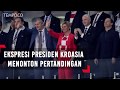 Ekspresi Presiden Kroasia Saat Timnya Beraksi Di Piala Dunia 2018