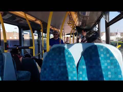 *THE LAST GEM 1 VLW & LOUD* LF52UPJ VLW95 Arriva Volvo B7TL Wright Eclipse Gemini H19 to Harrow