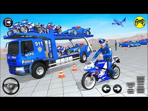 Police Bike Transport Truck 2020 (Offroad Mode) - Android Gameplay FHD