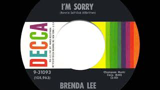 1960 HITS ARCHIVE: I’m Sorry - Brenda Lee (a #1 record)