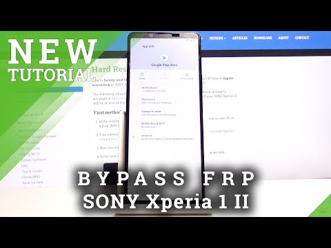 How to Bypass Google Verification in SONY Xperia 1 II – Skip FRP