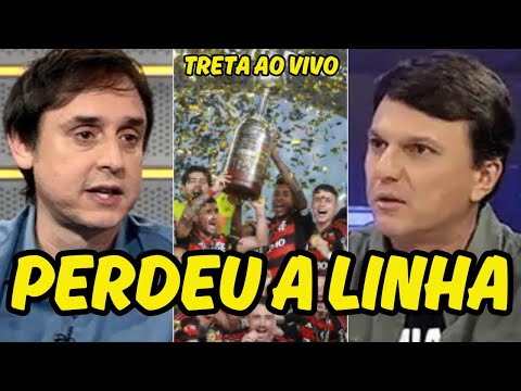MAURO CEZAR SE IRRITA COM TIRONI E PERDE A PACIÊNCIA AO VIVO SOBRE O FLAMENGO