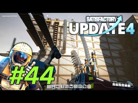 Factory Hyper Tube Network - Let's Play Satisfactory Update 4 Part 44