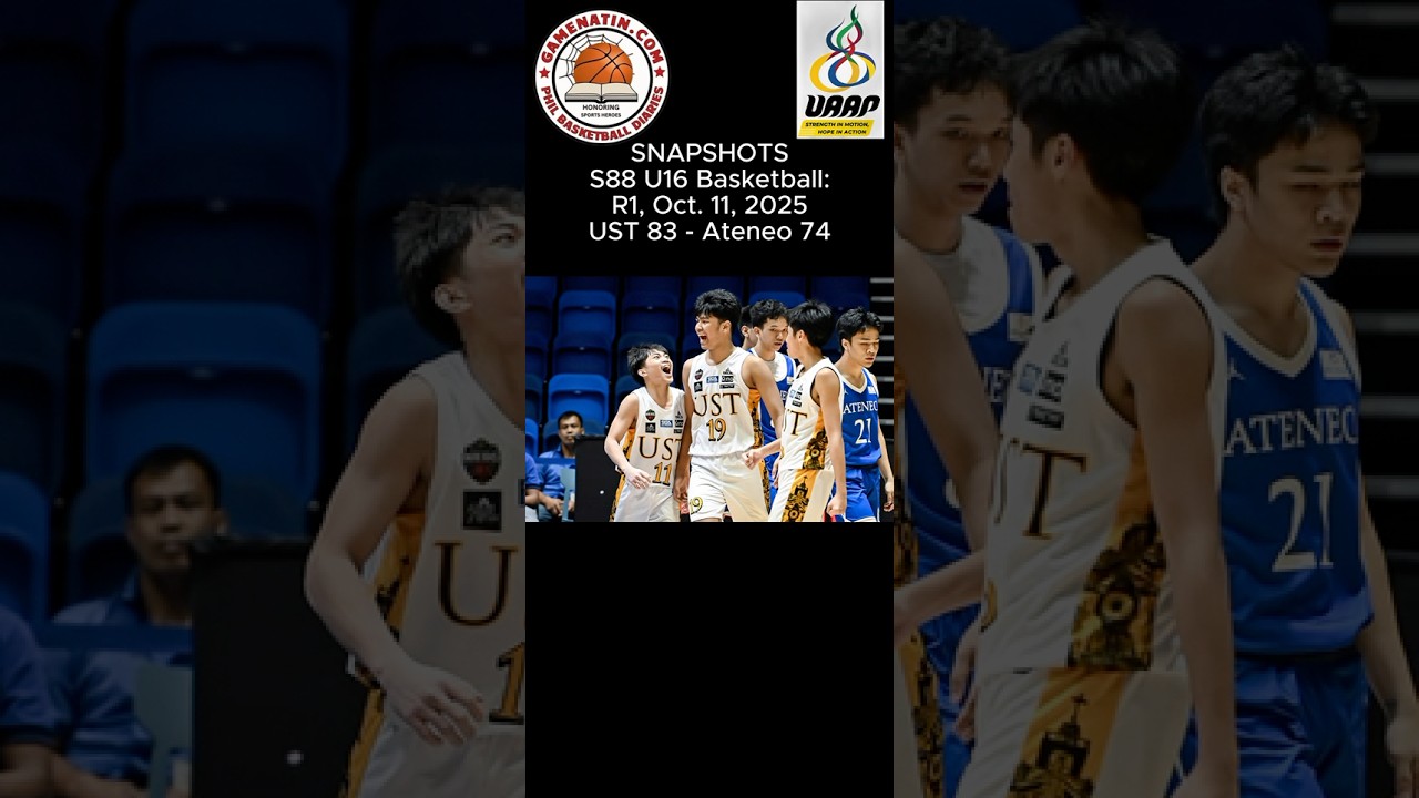 Snapshots: U16 Basketball - UST 83 - Ateneo 74
