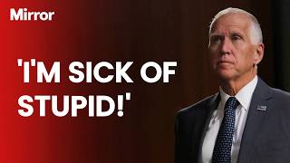 'I'm sick of stupid!' | Republican Thom Tillis' SCATHING message to Stephen Miller