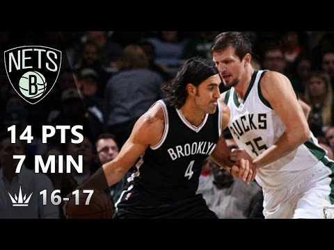 Luis Scola Full Highlights at Pelicans / 14 points in 7 minutes [01.20.2017]