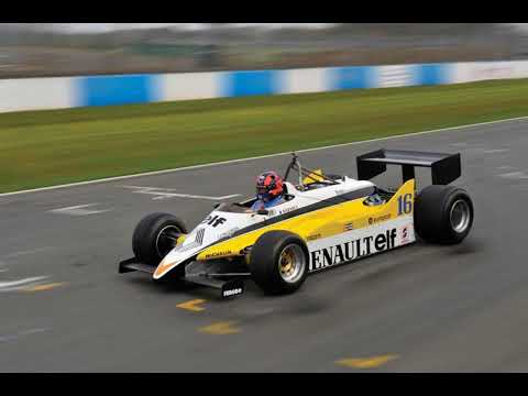 F1 1982 Renault RE30B Test Scene
