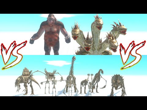GORO + HYDRA VS ALL SKELETON UNITS - ANIMAL REVOLT BATTLE SIMULATOR