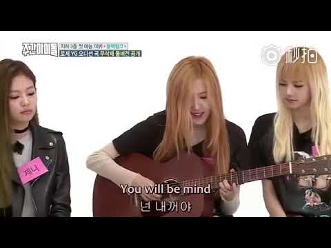 BLACKPINK__Rosé Sing ”Not for long” 20161116 Weekly Idol