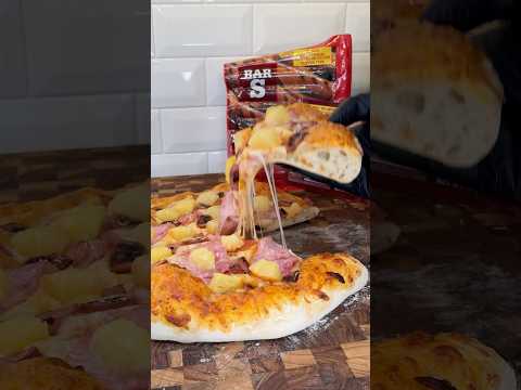 Stuffed Hawaiian Pizza 🍕 #shorts