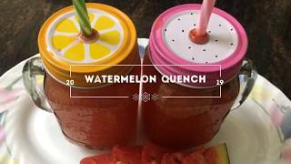 Watermelon quench|watermelon soda|summer drink|drink