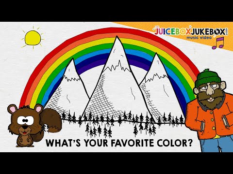 What's Your Favorite Color? The Juicebox Jukebox | Learn Colors Educational School Coloring Art Song