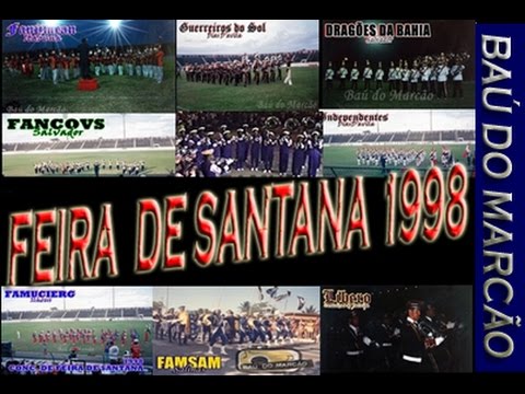 GUERREIROS/DRAGÕES/FANJIMEAM/FANCOVS/FAMUCIERG/FAMUFS/FAMSAM - FEIRA DE SANTANA 1998 - BAÚ DO MARCÃO