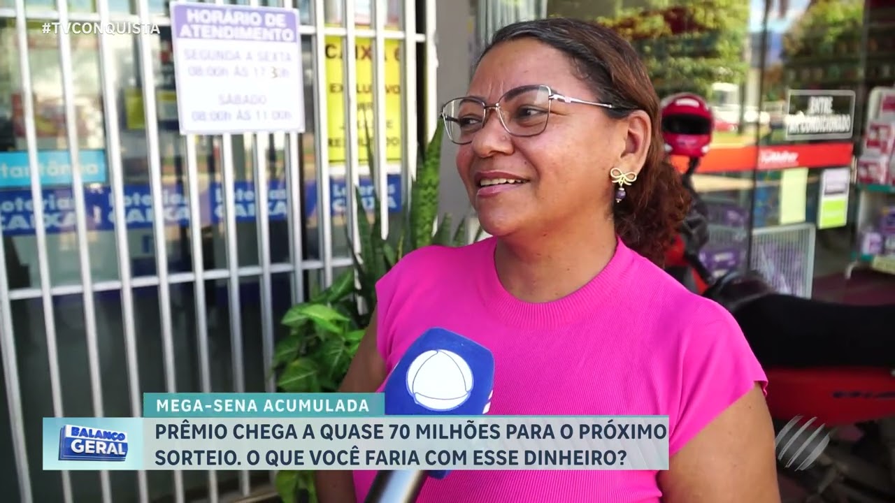 Mega-Sena acumula e prêmio chega a R$ 70 milhões; apostas crescem em Lucas do Rio Verde