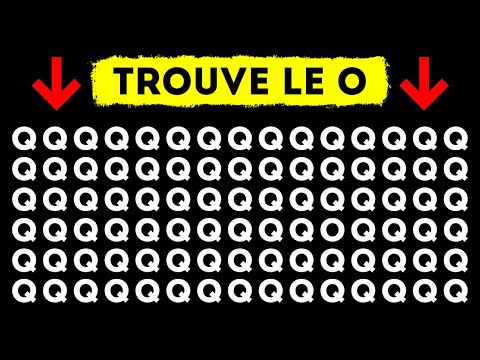 Test de Concentration Pour Voir si tu es Vraiment Attentif