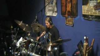 Hendrik drumming on "Wrath Behind You" by Ekho