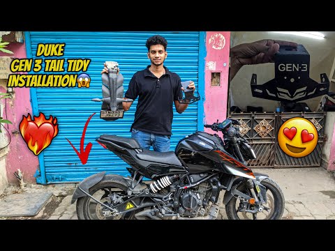 Gen 3 Duke 250 Tail Tidy Installation😍| Best Look😱| Tamil🔥| Vlog 71 ❤️