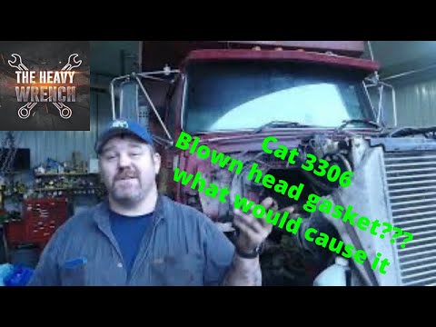 cat 3306 blown head gasket not a complete repair video