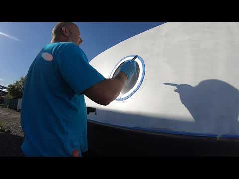 Vlog 54, Narrowboat Fit Out -  Painting on the Undercoat