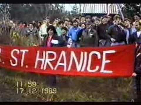 Břeclav 1989 - revoluce 7.část - setkání na státní hranici