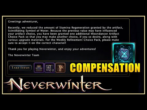 Symbol of Water Nerf Compensation! - Free Gifts: What to Choose Now!? - Neverwinter M28