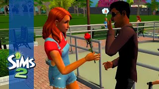 Flirtatious Day at the Roller Rink | Sims 2 Pleasantview Let's Play Ep.04.06
