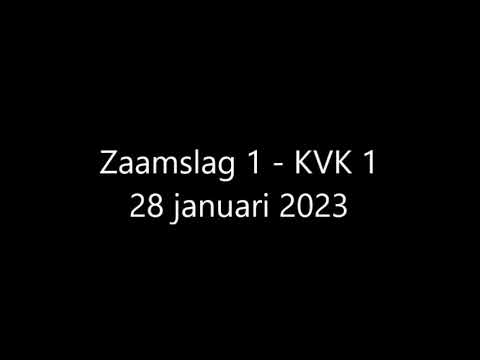Zaamslag 1 - KVK 1 28-01-2023 Goals KVK