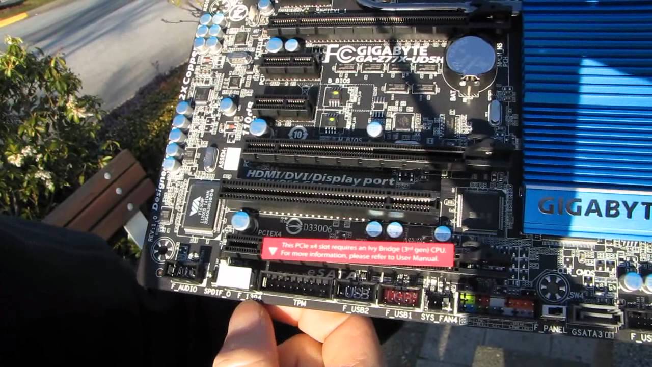 Watch video Gigabyte Z77X-UD5H Z77 Ivy Bridge Motherboard Unboxing & First Look Linus Tech Tips Now Gigabyte Z77X-UD5H Z77 Ivy Bridge Motherboard Unboxing & First Look Linus Tech Tips