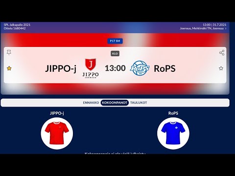JIPPO B - RoPS B  (31.7.) U17 SM