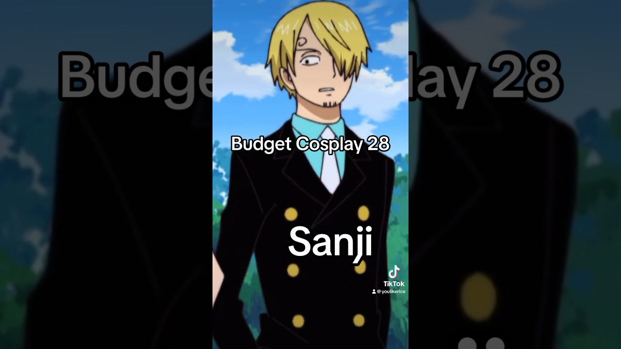 Budget Sanji Cosplay