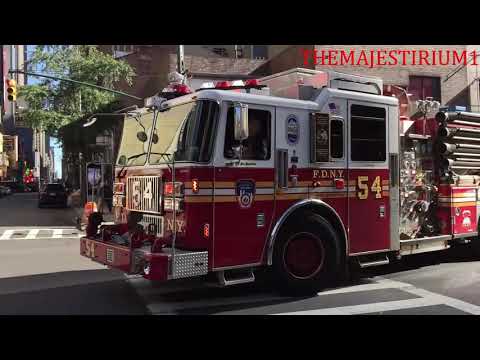 "EPIC EVERYONE GOES" COMPILATION OF FIRE DEPARTMENTS RESPONDING FROM QUARTERS IN N.Y. & N.J.  01