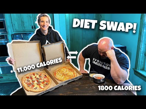 WORLD'S STRONGEST MAN SWAPS DIET WITH WIFE!