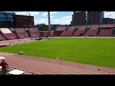 200m semifinal 01 for M65+ by Robert Mayston (AUS) in WMACS 2022 Tampere 3.07.2022