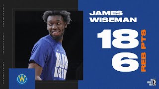 [高光] James Wiseman 18分　J.Kuminga 18分