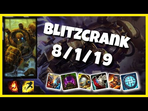 Blitzcrank vs Janna TURKISH Challenger SUPPORT (8/1/19) - v11.4