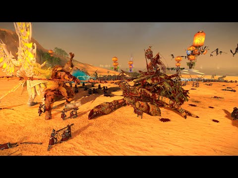 Grand Cathay vs Vampire Coast - 4K Quality - Total War Warhammer 3