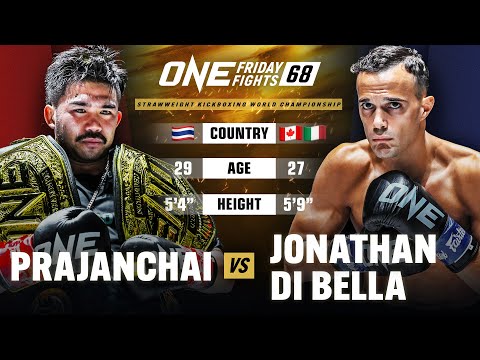 Prajanchai vs Jonathan Di Bella | Kickboxing Full Fight