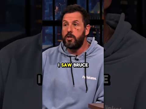 Adam Sandler on the first time he met bruce Springsteen