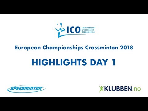 ICO European Championship Crossminton 2018 Highlights Day 1