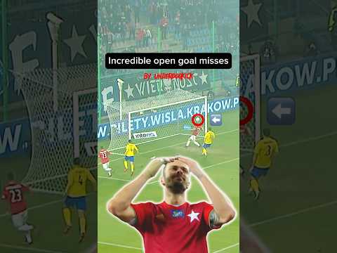 Unbelievable Open Goal Misses in Football 😭 #shorts  #football  #trending  #viral  #footballshorts