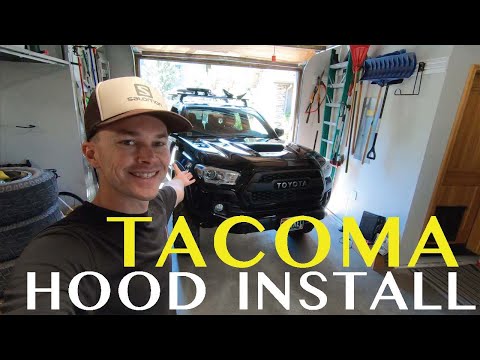 Tacoma Scooped Hood Install