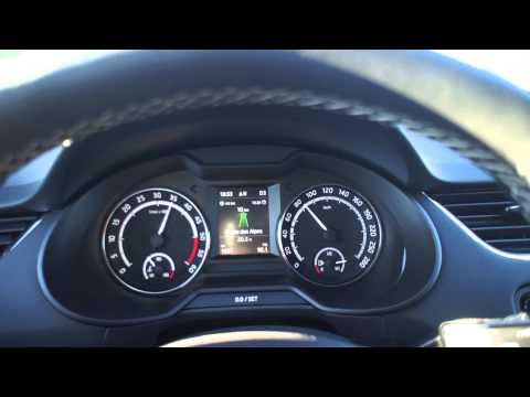 NEW Skoda Octavia RS 2013 Combi TDI 184 DSG: 0 à 150 km/h  acceleration
