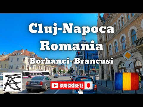 Cluj-Napoca, Romania. Cluj 4K. Borhanci, Gheorgheni, Centru. Driving In Cluj City.