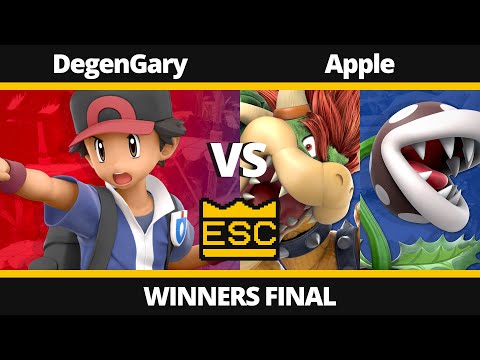 ESC 23 Winners Final - DegenGary (Pokémon Trainer) Vs. Apple (Piranha Plant, Bowser) - SSBU Local
