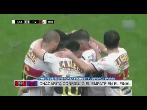 Chacarita vs Tigre  (1-1) RESUMEN Y GOLES Superliga Argentina 10/9/17