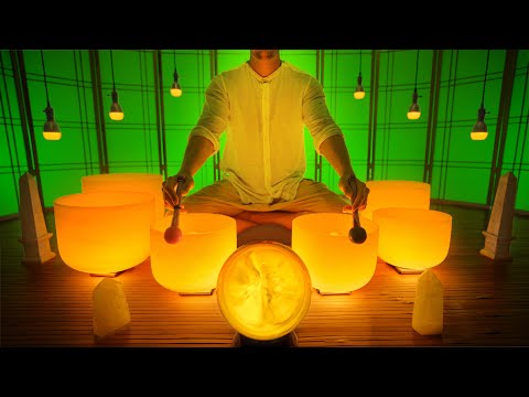 TMJ Cranial Nerve Sound Bath  **Stop Jaw Clenching & Teeth Grinding** TRIGEMINAL NERVE Singing Bowls